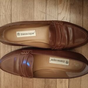 Etienne Aigner women's Brown Loafers
